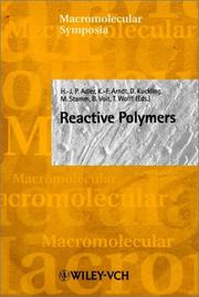 Cover of: Reactive Polymers (Macromolecular Symposia)