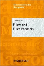 Cover of: Fillers and Filled Polymers (Macromolecular Symposia)