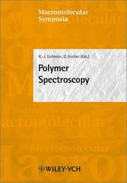 Cover of: Macromolecular Symposia - No. 184: Polymer Spectroscopy (Macromolecular Symposia)