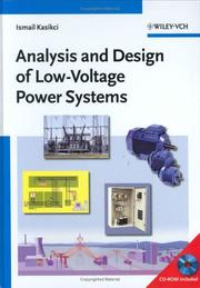 Cover of: Analysis and Design of Low-Voltage Power Systems: An Engineer's Field Guide