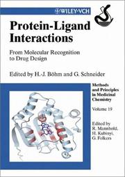 Cover of: Protein-ligand interactions from molecular recognition to drug design | 