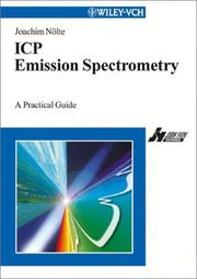 ICP Emission Spectrometry by Joachim Nölte