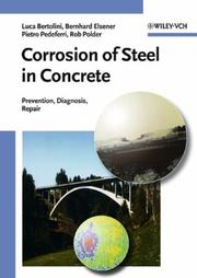 Cover of: Corrosion of steel in concrete | 