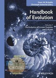 Cover of: Handbook of Evolution by 