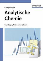 Cover of: Analytische Chemie