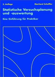 Cover of: Statistische Versuchsplanung Und -Auswertung: Eine Einfnhrung Fnr Praktiker
