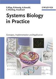 Front cover of Systems biology in practice by Unknown