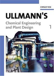 Ullmann's Chemical Engineering and Plant Design by Wiley-VCH