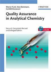 Cover of: Quality Assurance in Analytical Chemistry: Applications in Environmental, Food and Materials Analysis, Biotechnology, and Medical Engineering