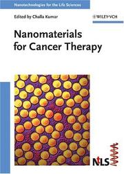 Cover of: Nanomaterials for Cancer Therapy (Nanotechnologies for the Life Sciences)