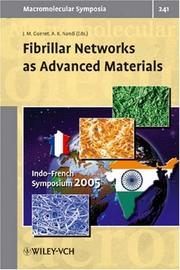 Cover of: Fibrillar Networks as Advanced Materials (Macromolecular Symposia)