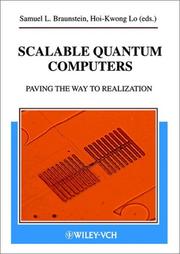 Cover of: Scalable Quantum Computers: Paving the Way to Realization