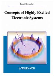 Concepts of highly excited electronic systems by J. Berakdar