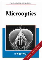 Microoptics by Stefan Sinzinger