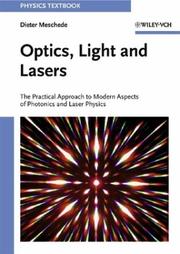 Cover of: Optics, light and lasers by Dieter Meschede