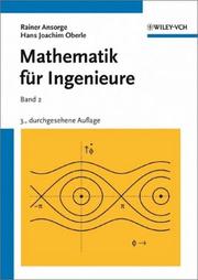 Cover of: Mathematik Fur Ingenieure: Differential- Und Integralrechnung Mehrerer Variabler, Gewhnliche Differentialgleichungen, Partielle Differentialgleichungen