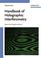 Cover of: Handbook of Holographic Interferometry