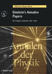 Cover of: Einstein's Annalen Papers by Jürgen Renn