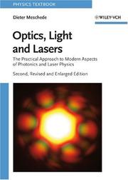 Cover of: Optics, Light and Lasers by Dieter Meschede