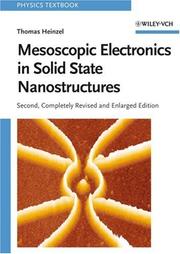 Cover of: Mesoscopic Electronics in Solid State Nanostructures