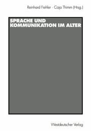 Cover of: Sprache und Kommunikation im Alter