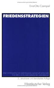 Cover of: Friedensstrategien.