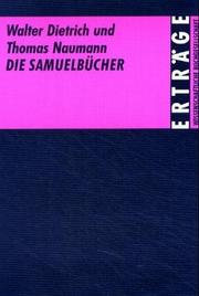 Cover of: Die Samuelbücher by Walter Dietrich