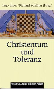 Cover of: Christentum und Toleranz