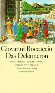 Cover of: Das Dekameron. by Giovanni Boccaccio