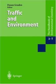 Cover of: Traffic and Environment (Handbook of Environmental Chemistry) by 