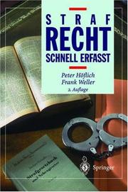 Cover of: Strafrecht: Schnell erfasst (Recht - schnell erfasst)