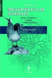 Cover of: Multicellular Animals by Peter Ax