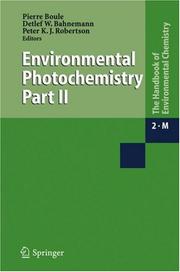 Cover of: Environmental Photochemistry Part II (Handbook of Environmental Chemistry)