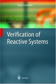 Cover of: Verification of Reactive Systems by Klaus Schneider
