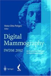 Cover of: Digital Mammography by Heinz-Otto Peitgen