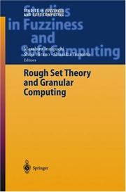 Cover of: Rough Set Theory and Granular Computing (Studies in Fuzziness and Soft Computing)