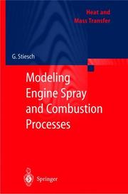 Cover of: Modeling Engine Spray and Combustion Processes (Heat and Mass Transfer)