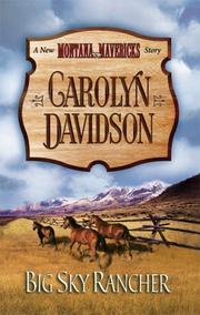 Cover of: Big sky rancher by Carolyn Davidson