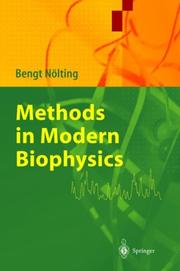 Cover of: Methods in Modern Biophysics by Bengt Nölting