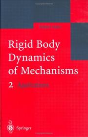 Cover of: Rigid Body Dynamics of Mechanisms 2 by Hubert Hahn