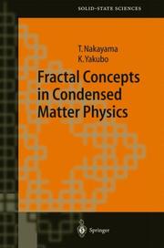 Cover of: Fractal Concepts in Condensed Matter Physics (Springer Series in Solid-State Sciences) by T. Nakayama, K. Yakubo