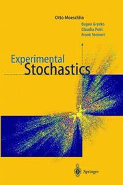 Cover of: Experimental Stochastics