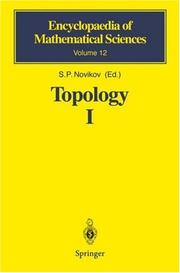 Cover of: Topology I | 