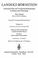 Cover of: Elements, Borides, Carbides, Hydrides / Elemente, Boride, Carbide, Hydride