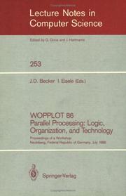 Cover of: WOPPLOT 86 Parallel Processing | 