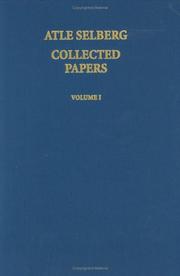 Cover of: Collected Papers, Vol. 1