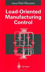 Cover of: Load-oriented manufacturing control by Hans-Peter Wiendahl
