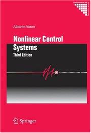 Nonlinear control systems by Alberto Isidori