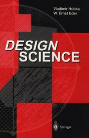 Design science by Hubka, Vladimir., Vladimir Hubka, W.Ernst Eder