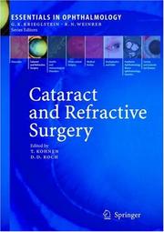 Cover of: Cataract and Refractive Surgery (Essentials in Ophthalmology)